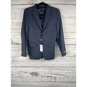 English Laundry Blazer Boys 16 Two Button Suit Jacket Classic Polyester Pockets